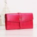 Peach Designer Patent Leather Clutch bag