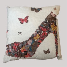 Butterfly Shoe Design Cushion