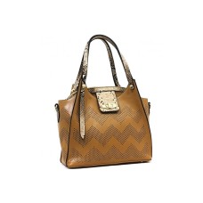 Bessie London Designer Tan Handbag