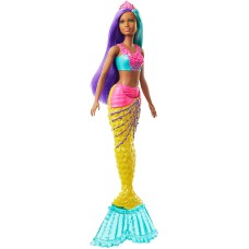 Barbie Dreamtopia Mermaid Doll with Teal and Purple Hair