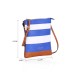 DSUK Blue/Brown Shoulder Bag