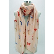 High Heels Print Scarf