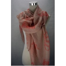 Crown Print Scarf