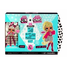 L.O.L. Surprise! O.M.G. Lady Diva & J.K. Diva Doll Set with 35 surprises
