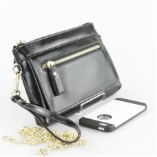 Peach  Leather Handbag