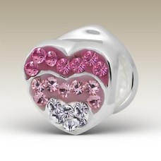 Sterling Silver Heart Bead 