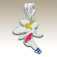 Kids Silver Pixie Pendant