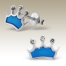 Kids Crown Stud Earrings