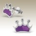 Kids Crown Stud Earrings
