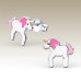 Kids Silver Unicorn Stud Earrings