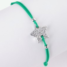 Tilley Elasticated Glitter String - Flat Star