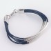 Alana Leather Multi Strand Bracelet