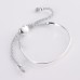 Alexa Silver Bar Bangle