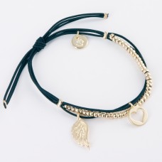 Ellie Elasticated Charm Bracelet - Gold Charms