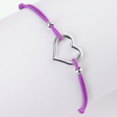 Tilley Elasticated Glitter String - Open Heart