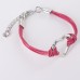 India Leather Heart Bracelet