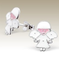 Kids Angel Stud Earrings