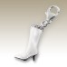 Sterling Silver 3D Boot Charm