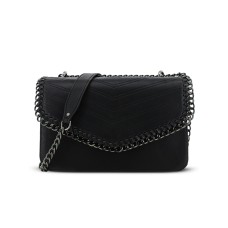 LYDC Cross Body Bag with Chain Link edging