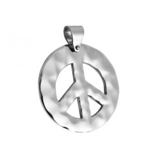 INSPIRIT Stainless Steel  Peace Pendant