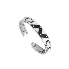 INSPIRIT Men's Stainless Steel Two-Tone Bracelet