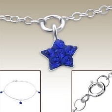 Kids Silver Star Bracelet