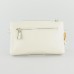 Peach Designer Leather Evening Handbag